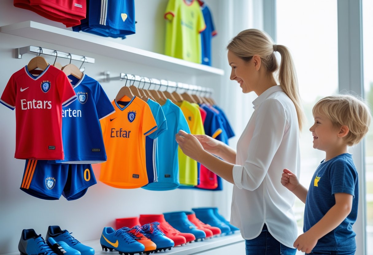 Sådan vælger du det bedste fodboldtøj til børn online